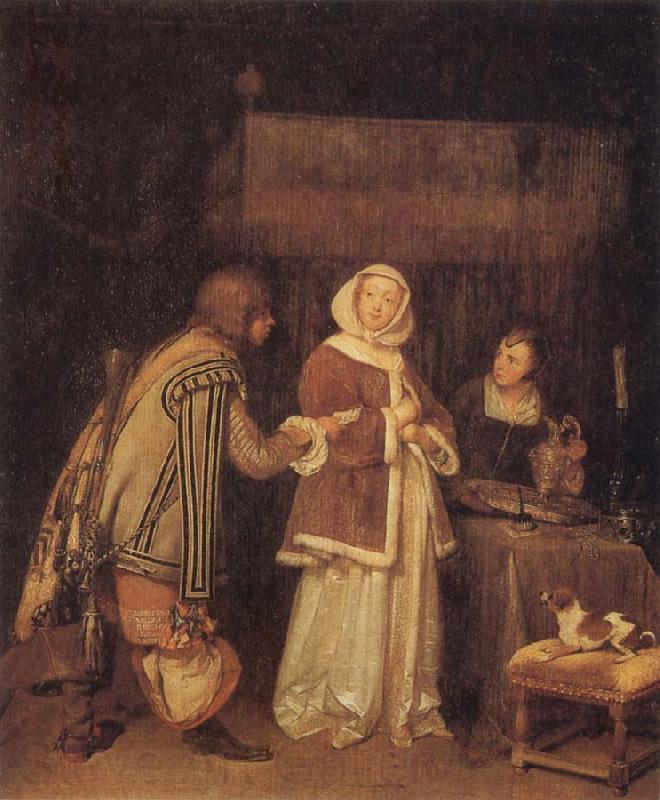 TERBORCH, Gerard The Letter Spain oil painting art